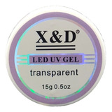 Kit 5un Gel Xed Alongamento Unha Gel Transparente 15g Oferta