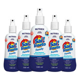 Kit 5un Repelente Spray Sai Insetos Family 4h 100ml