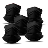 Kit 5x Bandana Balaclava Lisa Tatica Militar Pm Moto Lenço
