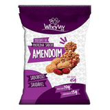 Kit 5x Biscoito De Proteína Sabor Amendoim Wheyviv 45g