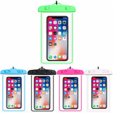 Kit 5x Capa Impermeável Para Celular Mergulho Praia Piscina