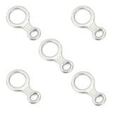 Kit 5x Freio Oito (freio 8) 100kn Aço Inox Rapel Alpimonte®