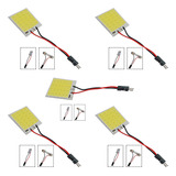 Kit 5x Placa Super Led Cob Carro 12v 10w T10 Torpedo Atacado