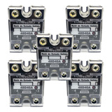 Kit 5x Relé De Estado Sólido 48d40 - 40a - 480vac - Loti