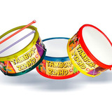 Kit 5x Tambor Infantil Tamborzinho Musical Prenda Atacado