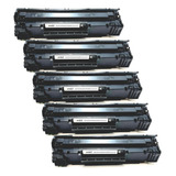 Kit 5x Toner Evolut Compatível C/ Hp Ce285a 85a P1102w M1132