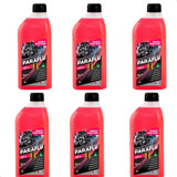 Kit 6 Aditivo Radiador Rosa Vw Fox Spacefox Crossfox Paraflu