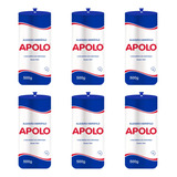 Kit 6 Algodão Hidrófilo Apolo Rolo 500g Atacado