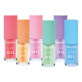 Kit 6 Aromas Gloss Labial Lip Oil Hidratante Ruby Rose