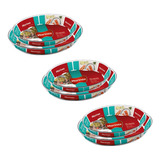 Kit 6 Assadeiras Travessa Oval Vidro 1,6l 2,4l Nadir Marinex