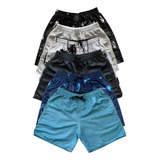 Kit 6 Bermudas Tactel Moda Praia Masculina Com Bolsos