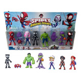 Kit 6 Bonecos Heróis Spidey And His Amazing Friends Oferta
