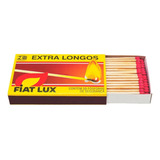 Kit 6 Caixas Fósforo Palito Extra Longo 9,5 Cm Fiat Lux 