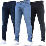 Kit 6 Calça Jeans Masculina Com Lycra Slim Fit Atacado