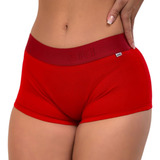 Kit 6 Calcinhas Boxer Cueca Feminina Calcinha Box Boyshort