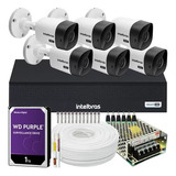 Kit 6 Cameras Intelbras Dvr 8
