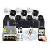 Kit 6 Câmeras Segurança Hd 720p Dvr Intelbras Mhdx 1108