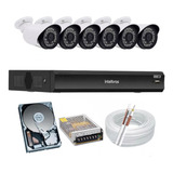 Kit 6 Câmeras Seguranca Ir 2 Megapixel Full Hd + Dvr Mhdx 3108 Acesso P2p