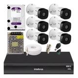 Kit 6 Cameras Vhl 1220b Full Hd 1080p Dvr 3108 8ch Intelbras