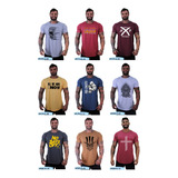 Kit 6 Camiseta Longline Oversized Academia