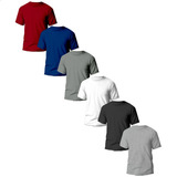 Kit 6 Camisetas Plus Size Masculina