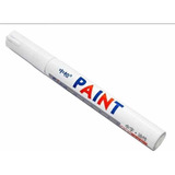 Kit 6 Caneta Pintar Pneu / Marca Paint Original Cor Branca