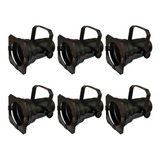 Kit 6 Canhão Refletor Spot Par 20 Preto C/ Porta Gel - Volt