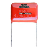 Kit 6 Capacitor Poliester 4,7uf 4m7 400v 475j 475k Usina Jfa