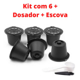 Kit 6 Cápsulas Nespresso Reutilizável +