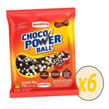 Kit 6 Choco Power Ball Mini