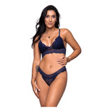 Kit 6 Conjunto Calcinha Sutiã Renda Sem Bojo Sexy Feminino