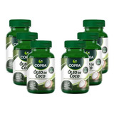 Kit 6 Copra Óleo De Coco 60 Cápsulas 1000mg