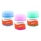 Kit 6 Corante Pigmento Resina Epóxi Candy Color Micas Pó
