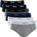 Kit 6 Cuecas Masculino Slip Mash De Algodão Alta Qualidade
