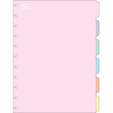 Kit 6 Divisórias Pastel Tilidisco Inteligente Universitário