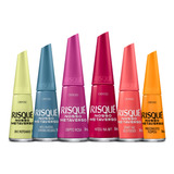 Kit 6 Esmaltes Risqué - Coleção Nosso Metaverso 8ml