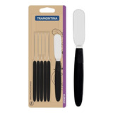 Kit 6 Espátulas Ipanema Inóx Manteiga Patê Geleia Tramontina