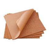 Kit 6 Folhas Cortiça Auto Adesivo 29 X 29cm 4mm Placas Top