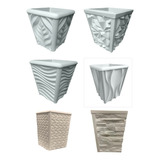Kit 6 Formas Abs Mini Vasos 25x22 Diversos Gesso Profissiona