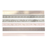 Kit 6 Formas/moldes Rodateto/rodapé Abs 1mm 
