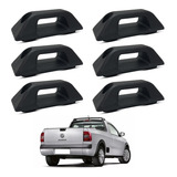 Kit 6 Ganchos Caçamba Carroceria Vw Saveiro G5 2012