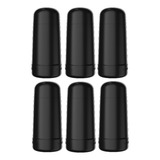 Kit 6 Garrafa Térmica 250ml Minigarbo Termolar Preto