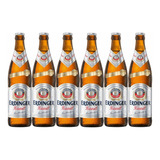 Kit 6 Garrafas Cervejas Alemãs Erdinger Kristall 500ml