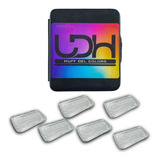 Kit 6 Gel Luen Pads Cristal Muff Gel Abafador De Bateria