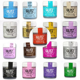 Kit 6 Glitter Comestível Bolo Ou Pó Decorativo Glitz Fab