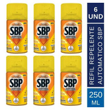 Kit 6 Inseticida Automático Sbp Citronela