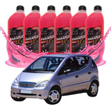 Kit 6 L Aditivo Radiador Pronto Uso Rosa Mercedes A160 A190
