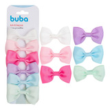 Kit 6 Laços Lacinho Para Menina Bebê Feminino Coloridos Buba