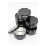 Kit 6 Latinhas De Alumínio 100 Ml - Preto