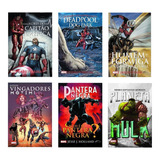 Kit 6 Livros Marvel - A